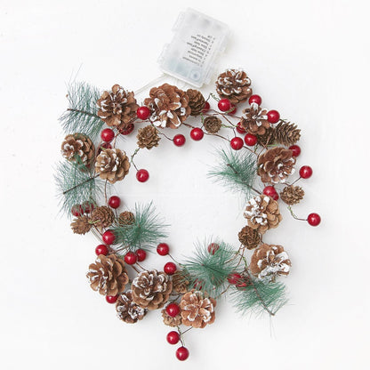 Skorter | Solar-Powered Mini Wreath LED Light String