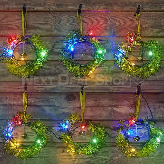 Skorter | Solar-Powered Mini Wreath LED Light String
