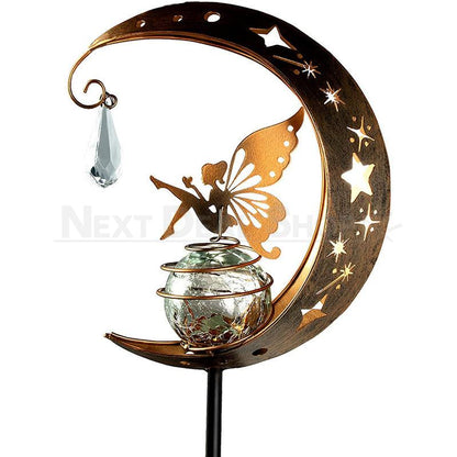Skorter | Solar-Powered Moon and Fairy Garden Stake Light