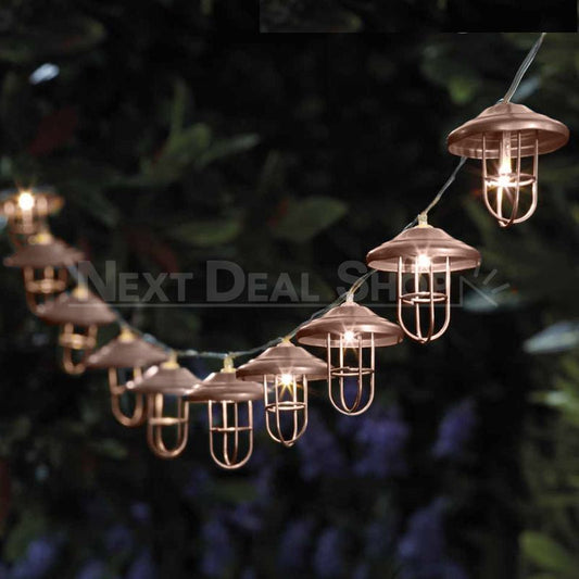 Skorter | Solar-powered Moroccan lamp light string (13ft, 10 LED)