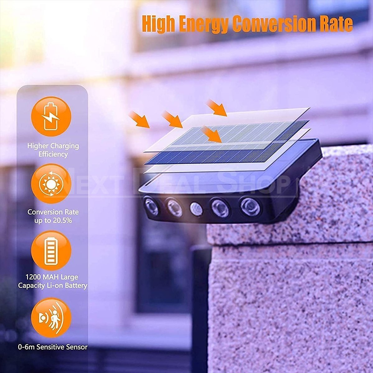 Skorter | Solar-powered motion sensor yard light