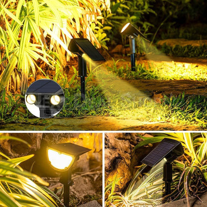 Skorter | Solar-powered motion sensor double spotlight