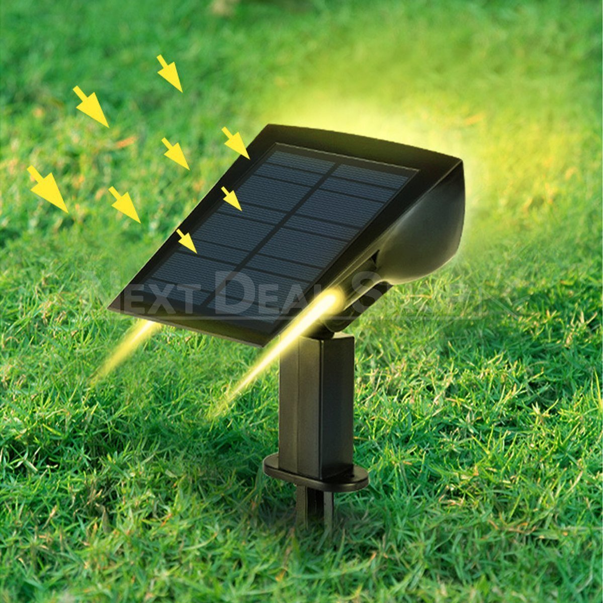 Skorter | Solar-powered motion sensor double spotlight