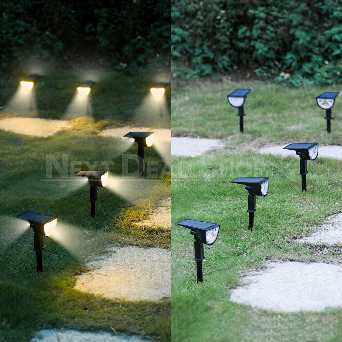 Skorter | Solar-powered motion sensor double spotlight