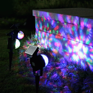 Skorter | Battery-operated multi-color LED rotating projector light