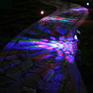 Skorter | Battery-operated multi-color LED rotating projector light