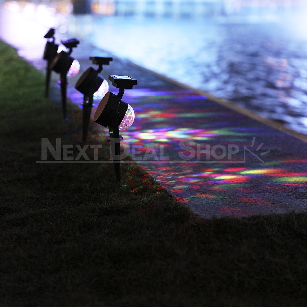 Skorter | Battery-operated multi-color LED rotating projector light