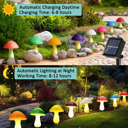 Skorter | Solar-powered mushroom garden stake light