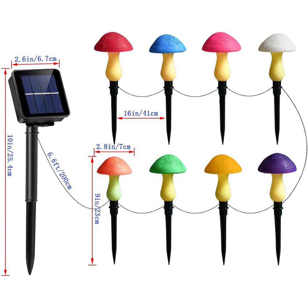 Skorter | Solar-powered mushroom garden stake light