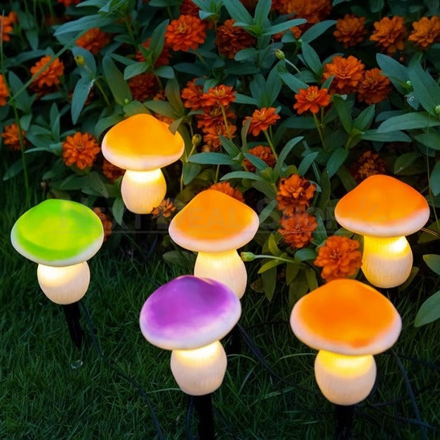 Skorter | Solar powered mushroom stake light