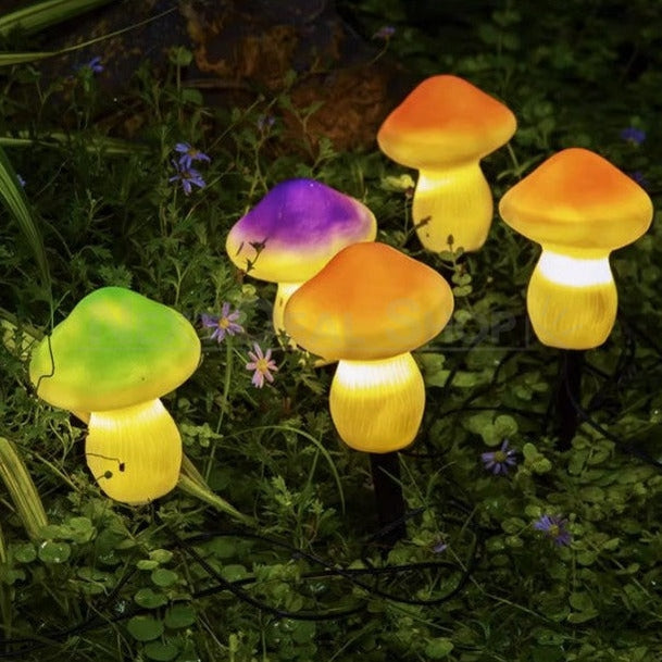 Skorter | Solar powered mushroom stake light