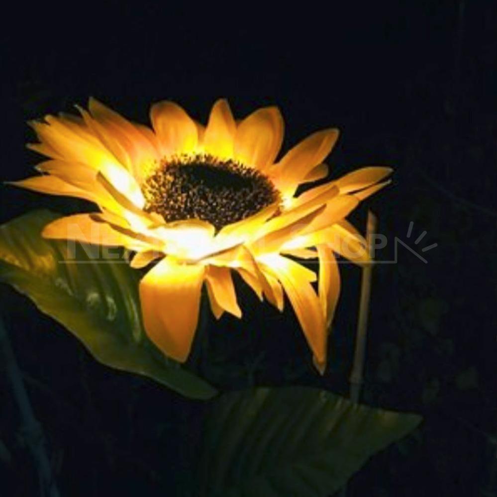 Skorter | Solar Powered Outdoor Sunflower Light Holder