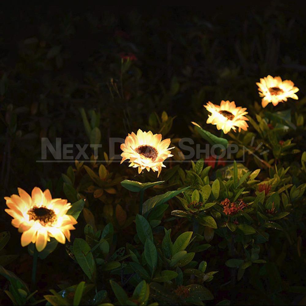 Skorter | Solar Powered Outdoor Sunflower Light Holder