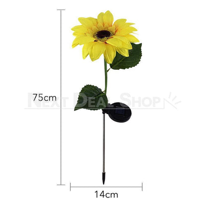 Skorter | Solar Powered Outdoor Sunflower Light Holder