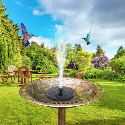 Skorter | Solar-powered outdoor water fountain kit - Great addition to your garden!