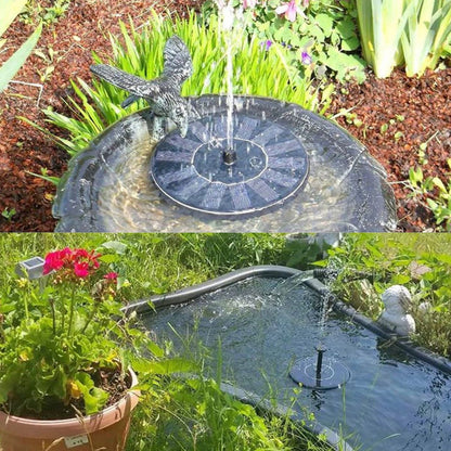 Skorter | Solar-powered outdoor water fountain kit - Great addition to your garden!