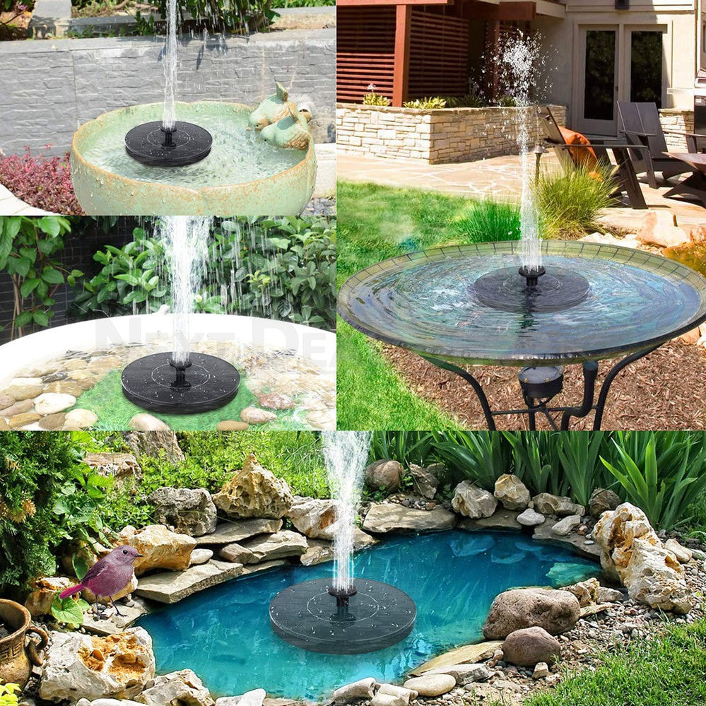 Skorter | Solar-powered outdoor water fountain kit - Great addition to your garden!