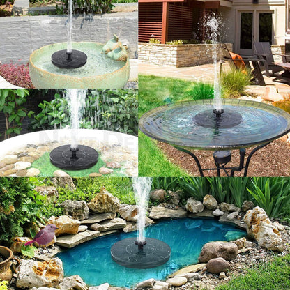 Skorter | Solar-powered outdoor water fountain kit - Great addition to your garden!
