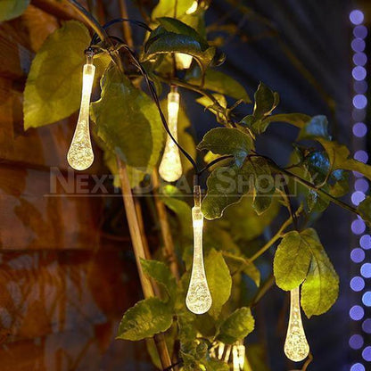 Skorter | Solar-powered raindrop light chain