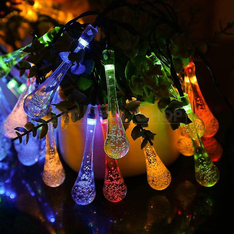 Skorter | Solar Powered Tear Shaped Light String