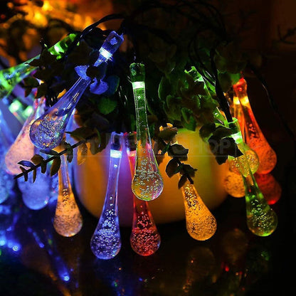 Skorter | Solar Powered Tear Shaped Light String