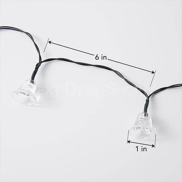 Skorter | Solar-powered warm white jingle bell spotlights