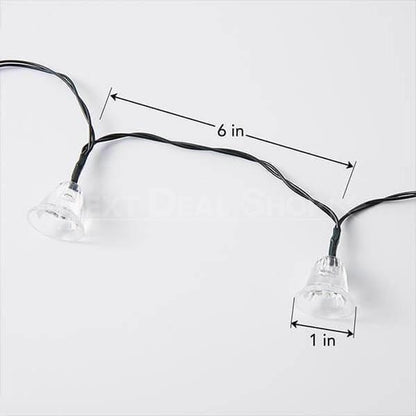 Skorter | Solar-powered warm white jingle bell spotlights