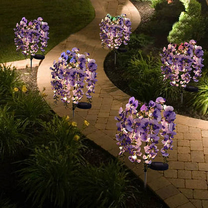 Skorter | Solar Powered Wisteria Flower Stake Light