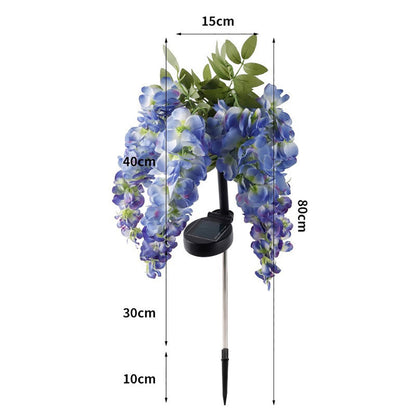 Skorter | Solar Powered Wisteria Flower Stake Light