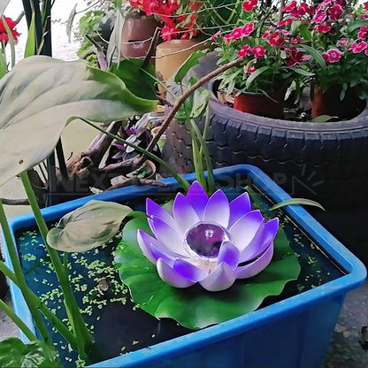 Skorter | Solar-powered Zen-garden Water Lily Floating Light