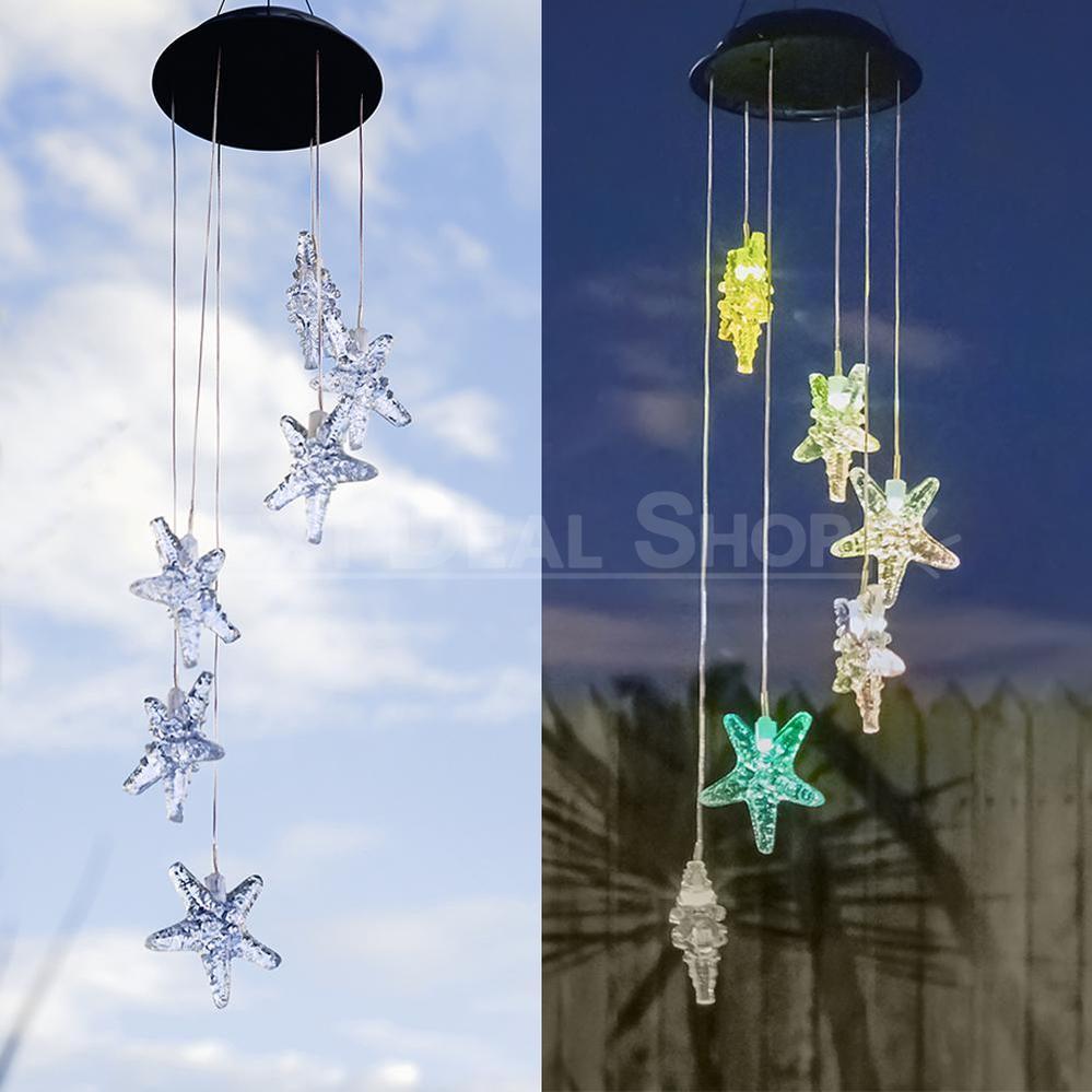 Skorter | Solar-powered hanging starfish light