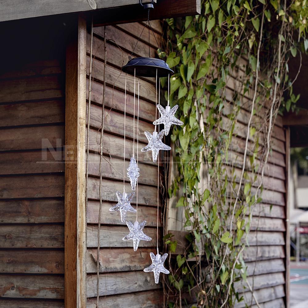 Skorter | Solar-powered hanging starfish light