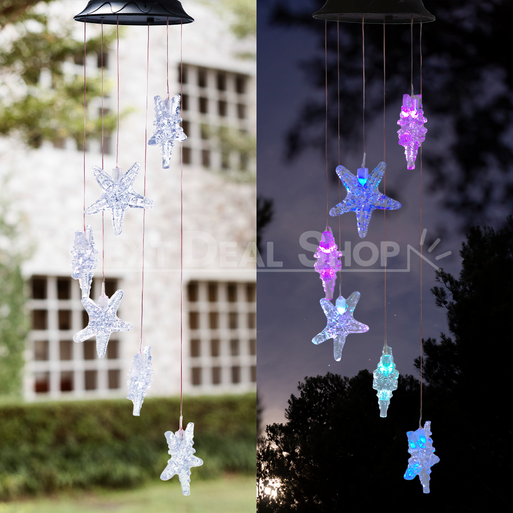 Skorter | Solar-powered hanging starfish light