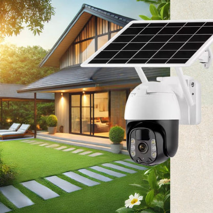 Skorter | 2K Solar-Powered WIFI PTZ Camera with Auto-Tracking & Night Vision