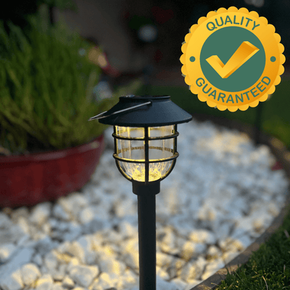 Skorter | Solar-powered LED Garden Path Lights for Safe & Decorative Outdoor Lighting (Set of 2)