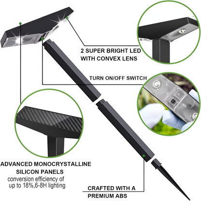 Skorter | SolaraPath – Outdoor Solar Pathway Lights with Dual Lighting Modes & Weatherproof Design