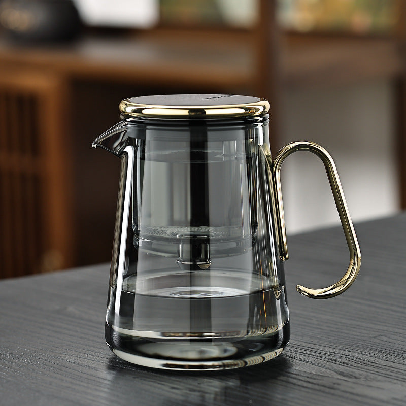 Skorter | Solara – Magnetic Glass Teapot with Precision Tea Release & Stainless Steel Filter (700ml)