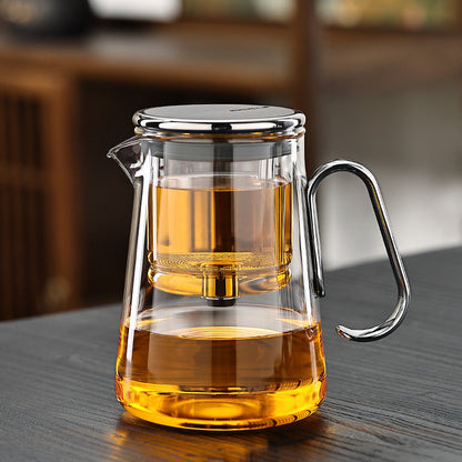Skorter | Solara – Magnetic Glass Teapot with Precision Tea Release & Stainless Steel Filter (700ml)