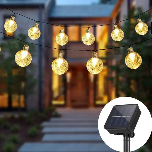 Skorter | Solaria Outdoor Solar Fairy Lights – Waterproof LED Garden String Lights (9.5m)