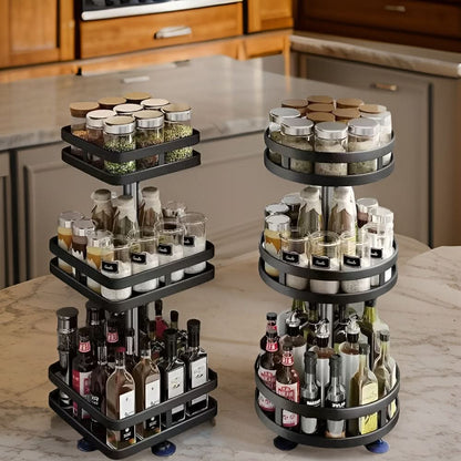 Skorter | 360° Rotating Spice Rack Organizer for Countertop