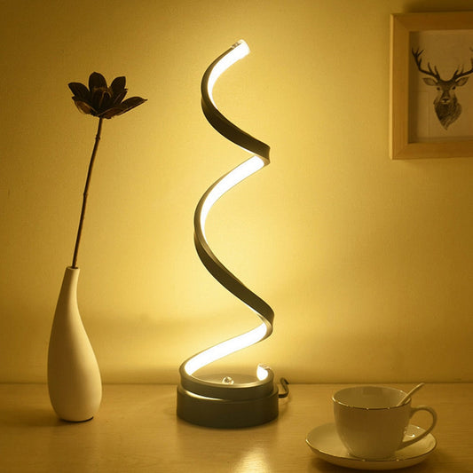 Skorter | Modern Spiral LED Table Lamp