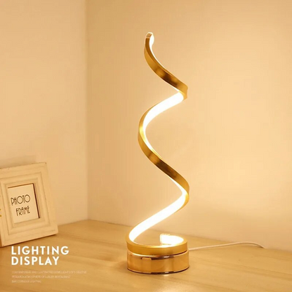 Skorter | Modern Spiral LED Table Lamp