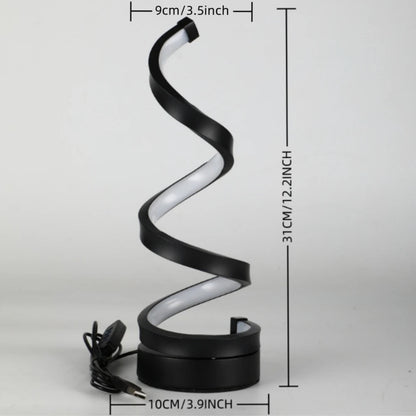 Skorter | Modern Spiral LED Table Lamp