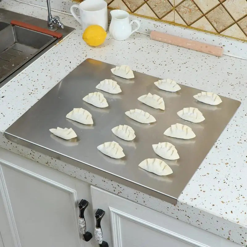 Skorter | Stainless Steel Chopping Board | Hygienic, Non-Slip Design for Efficient Food Prep and Easy Cleaning