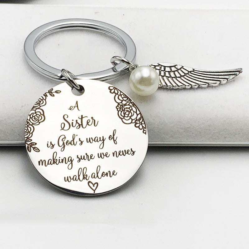 Skorter | A sister is God's way of making sure we never walk alone keychain