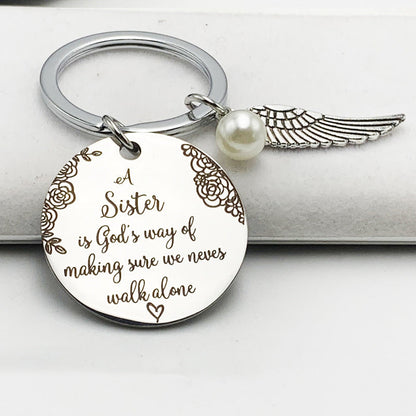 Skorter | A sister is God's way of making sure we never walk alone keychain
