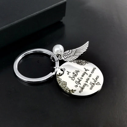 Skorter | A sister is God's way of making sure we never walk alone keychain