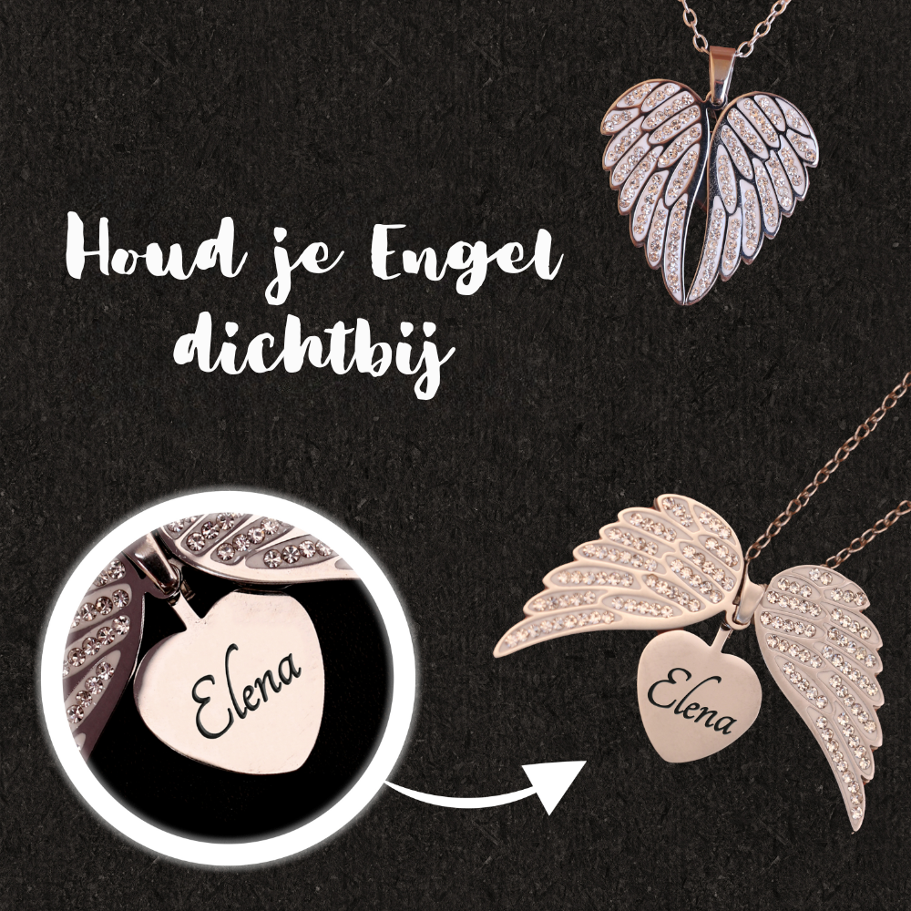 Skorter | Engelenhart Necklace – Refined Jewelry with Engraving in Gold or Silver