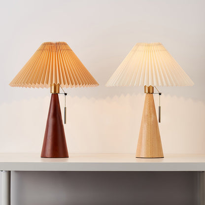 Skorter | AntiqueRadiance – Elegant Wood and Metal Table Lamp