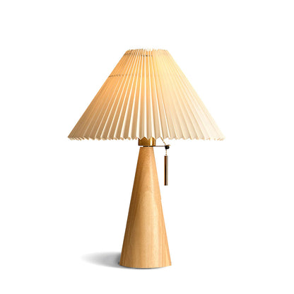 Skorter | AntiqueRadiance – Elegant Wood and Metal Table Lamp